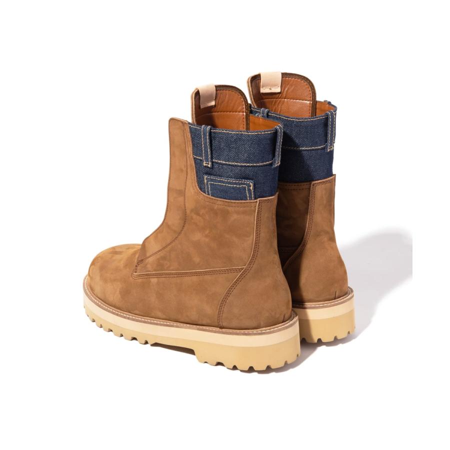Denim Combination Outdoor Boots / デニムコンビネーションアウトドアブーツ　glamb グラムの画像