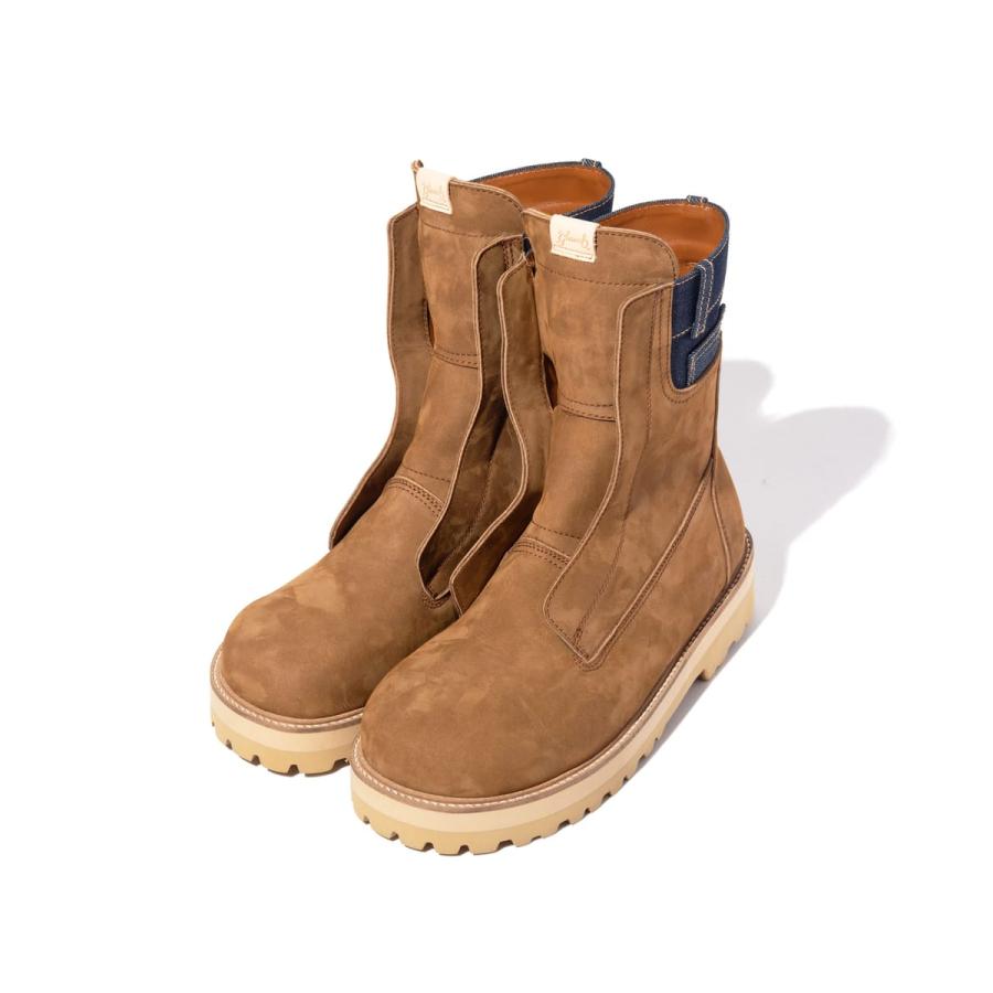 Denim Combination Outdoor Boots / デニムコンビネーションアウトドアブーツ　glamb グラムの画像