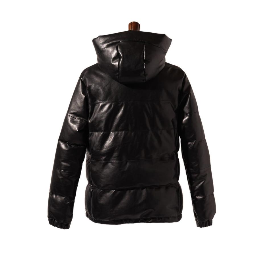 Signature Leather Down Jacket / シグネチャーレザーダウンジャケット　glamb グラムの画像