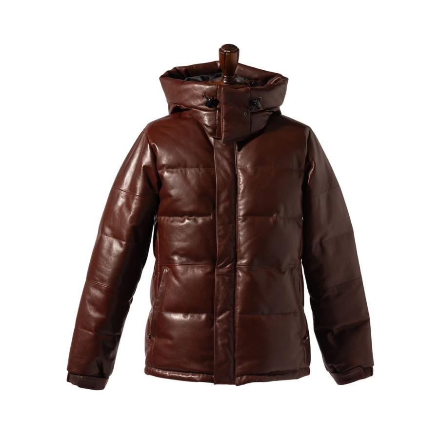 Signature Leather Down Jacket / シグネチャーレザーダウンジャケット　glamb グラムの画像