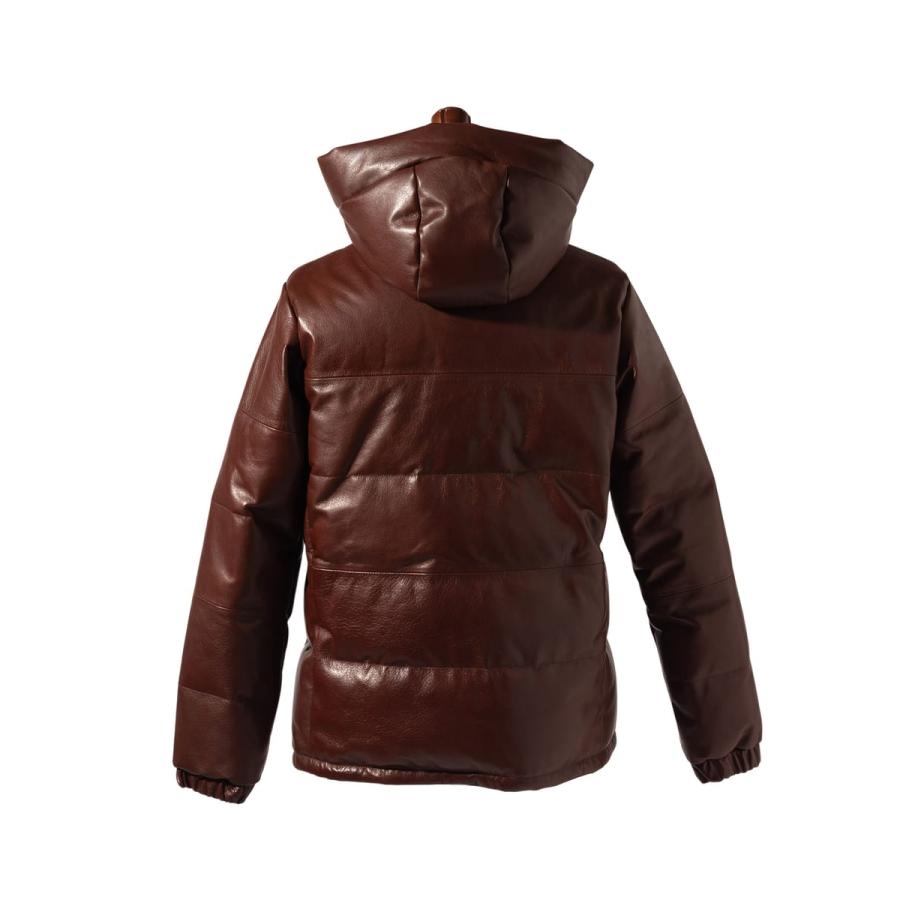 Signature Leather Down Jacket / シグネチャーレザーダウンジャケット　glamb グラムの画像