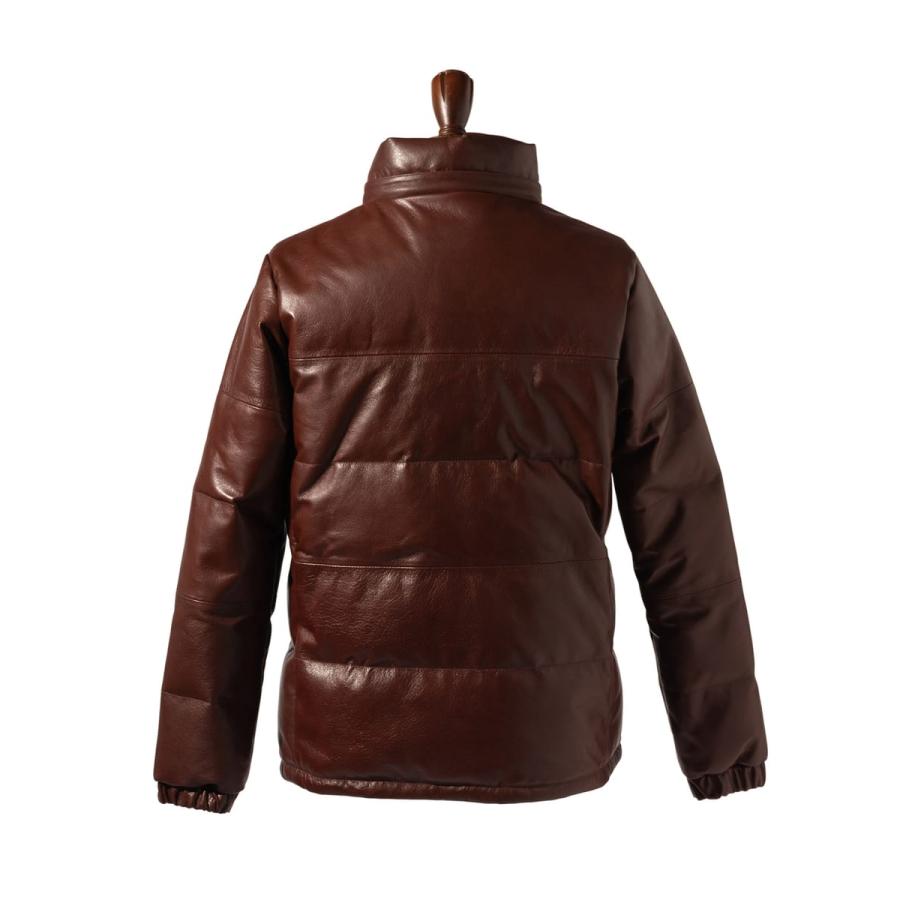 Signature Leather Down Jacket / シグネチャーレザーダウンジャケット　glamb グラムの画像