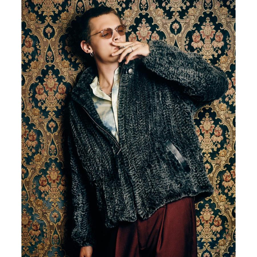 Rabbit Fur Jacket / ラビットファージャケット　glamb グラムの画像