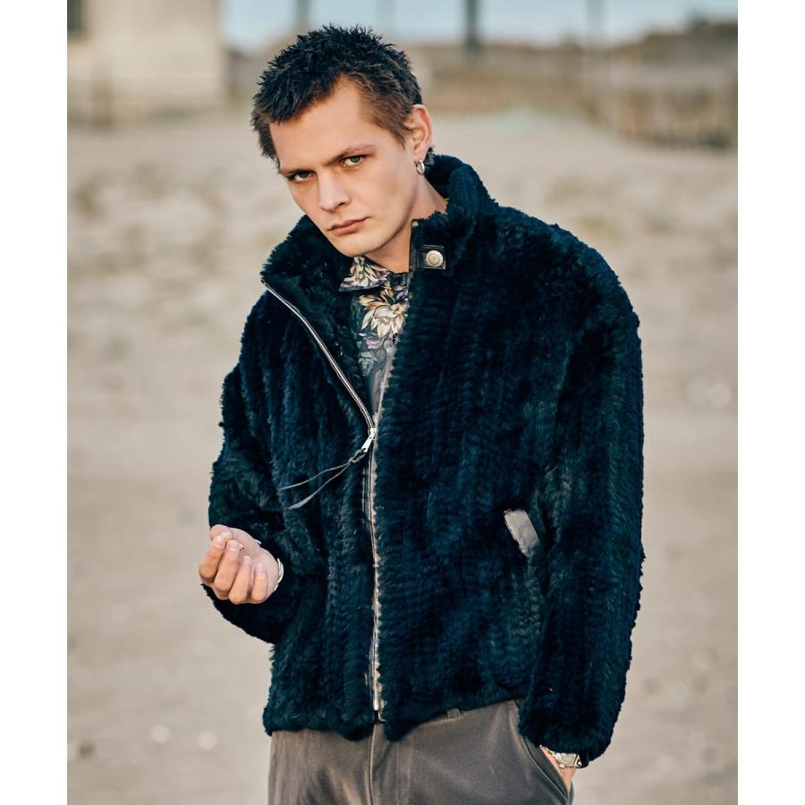 Rabbit Fur Jacket / ラビットファージャケット　glamb グラムの画像