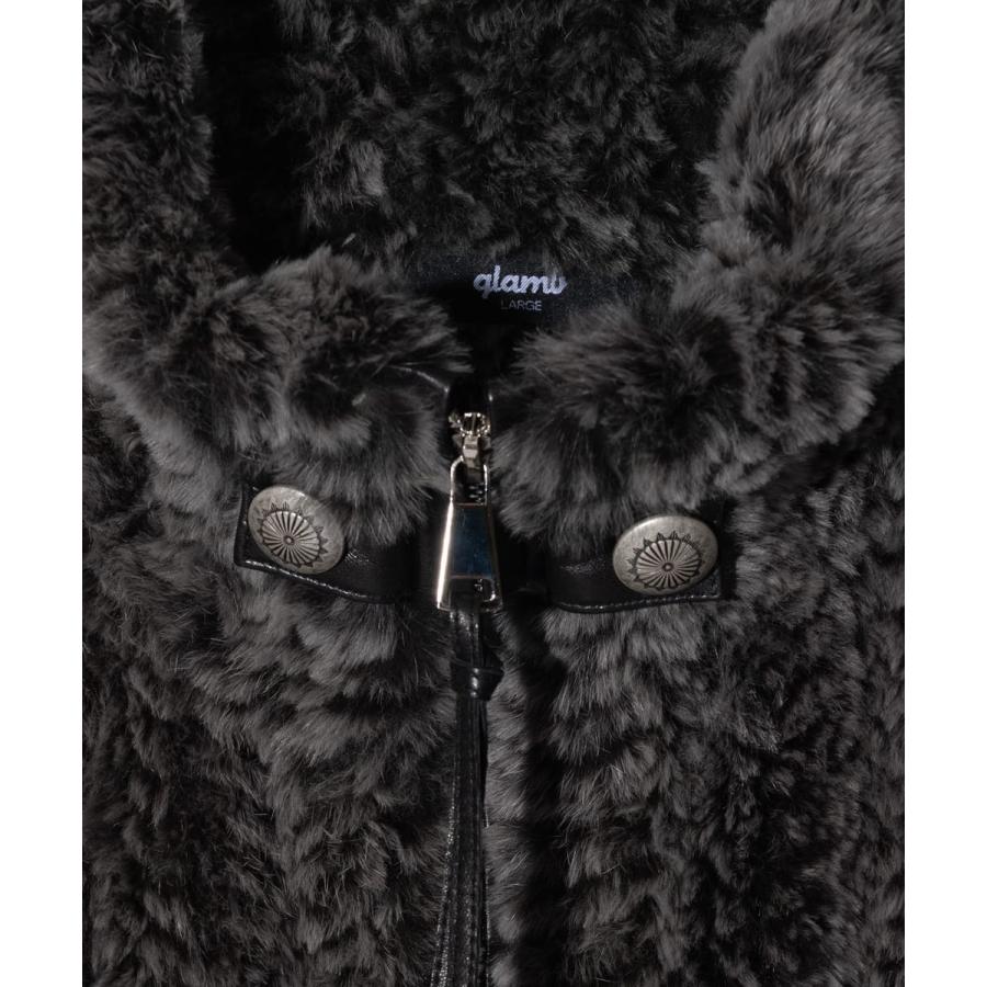 Rabbit Fur Jacket / ラビットファージャケット　glamb グラムの画像