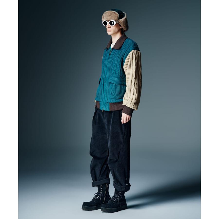 Knit A-2 Jacket / ニットA-2ジャケット　glamb グラムの画像