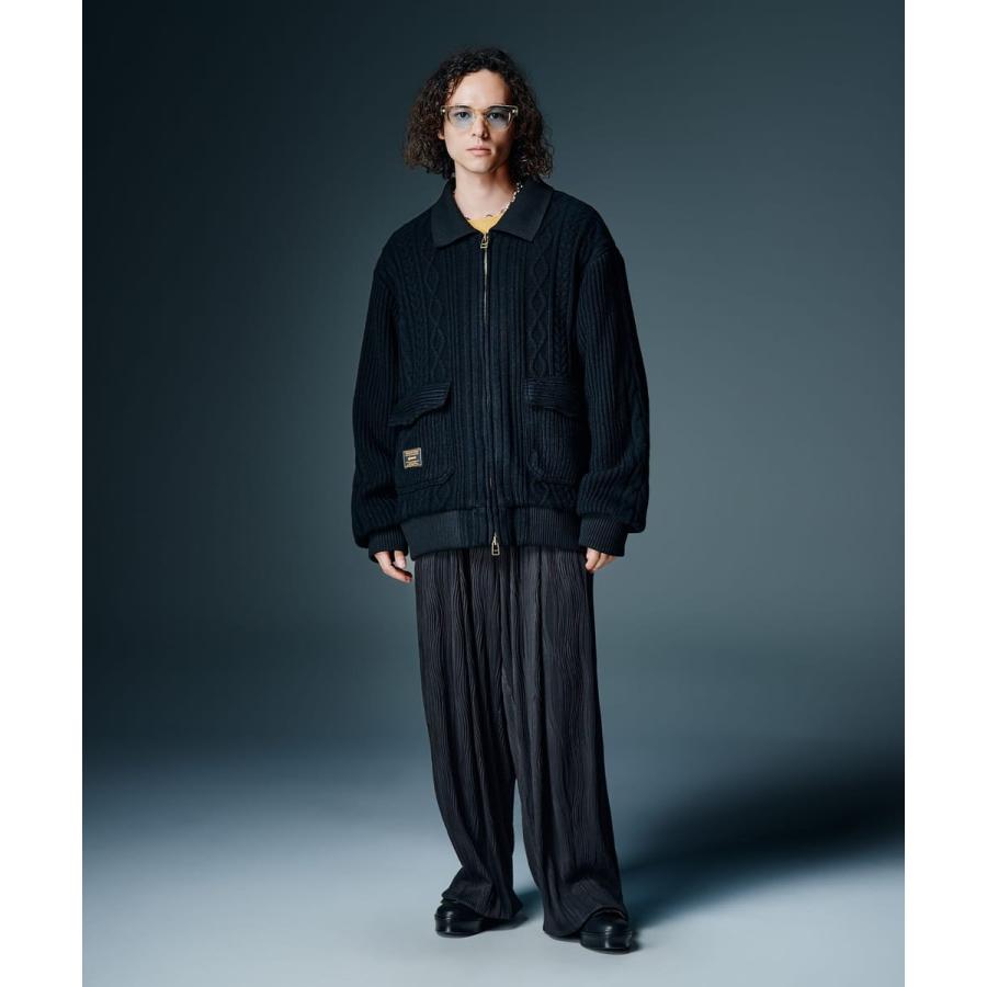 Knit A-2 Jacket / ニットA-2ジャケット　glamb グラムの画像
