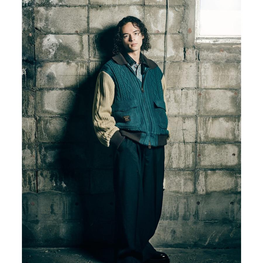 Knit A-2 Jacket / ニットA-2ジャケット　glamb グラムの画像