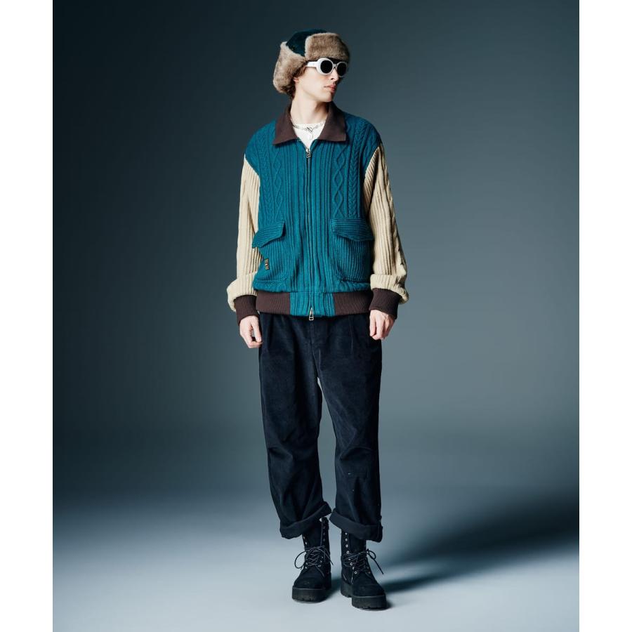 Knit A-2 Jacket / ニットA-2ジャケット　glamb グラムの画像