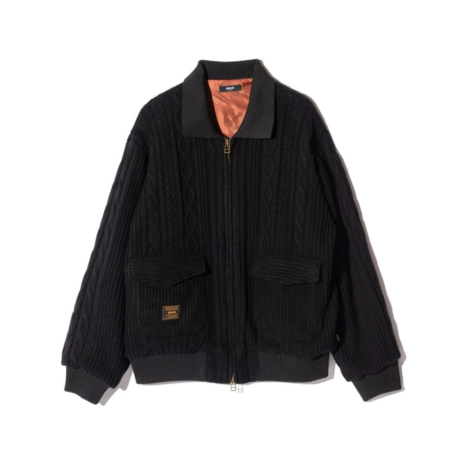 Knit A-2 Jacket / ニットA-2ジャケット　glamb グラムの画像