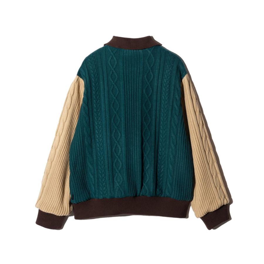 Knit A-2 Jacket / ニットA-2ジャケット　glamb グラムの画像