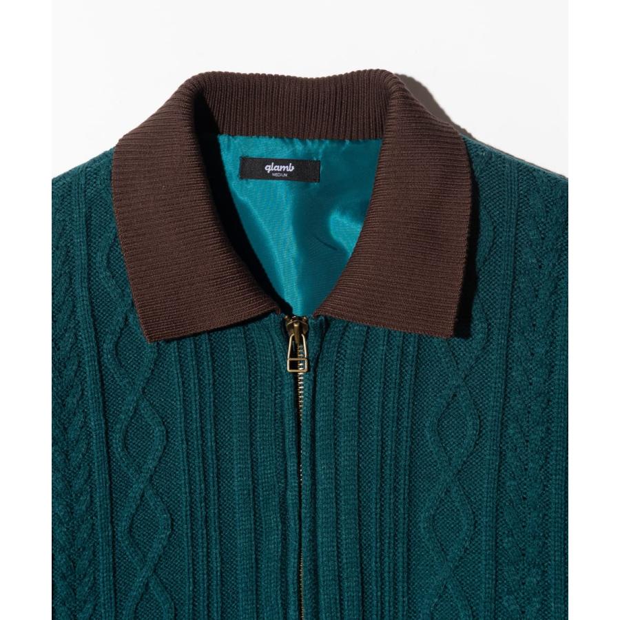 Knit A-2 Jacket / ニットA-2ジャケット　glamb グラムの画像