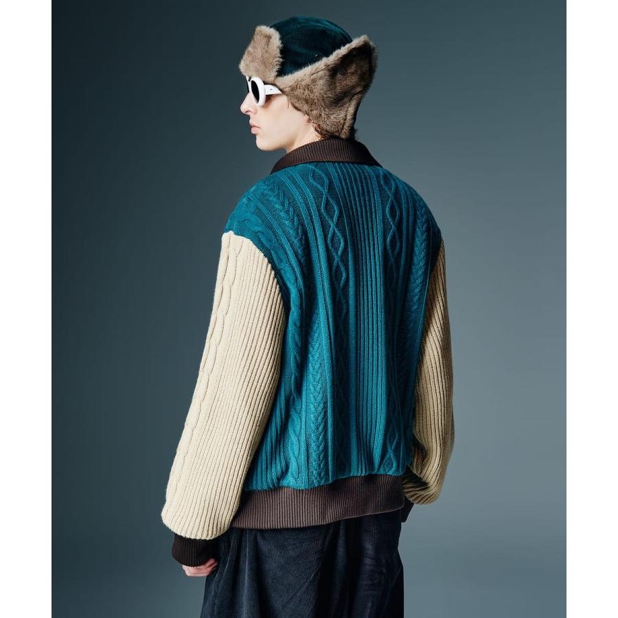 Knit A-2 Jacket / ニットA-2ジャケット　glamb グラムの画像