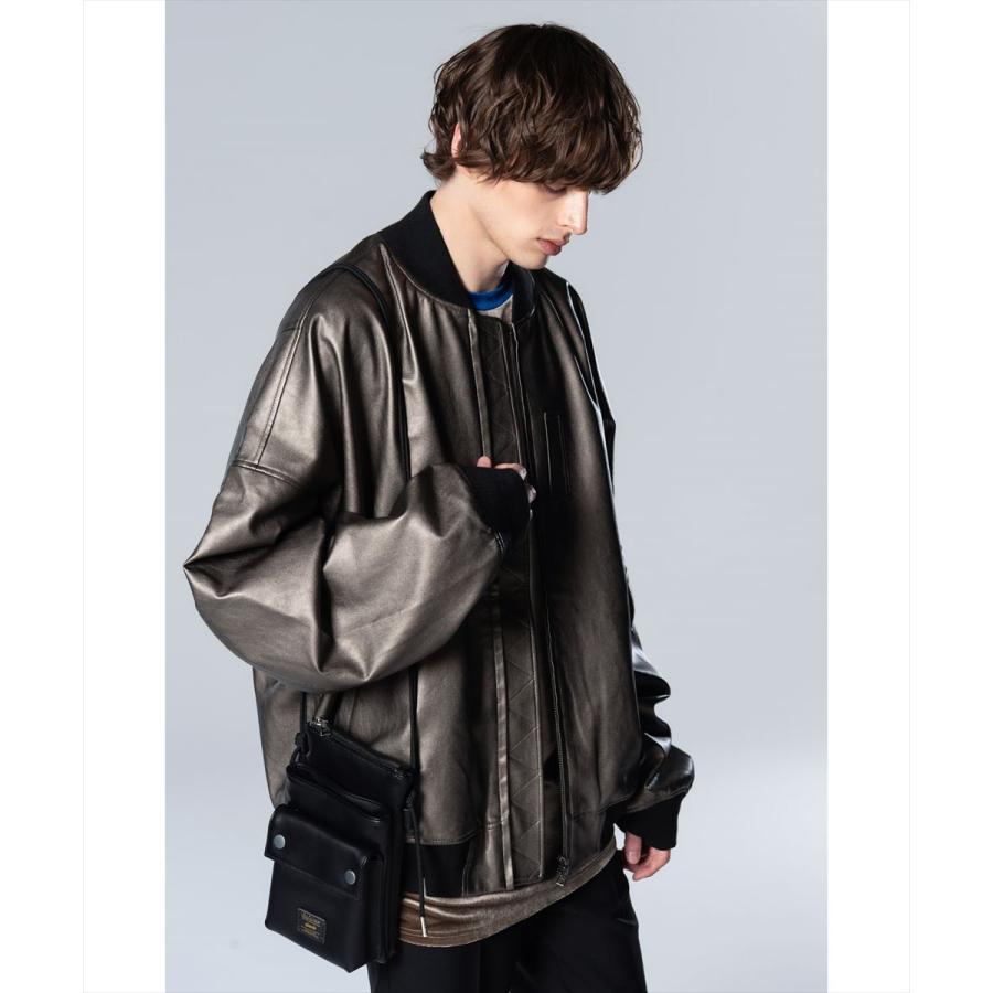 glamb グラム Synth Leather Sacoche シンセレザーサコッシュ ファッション メンズファッション バッグ W9357684395(9295円)