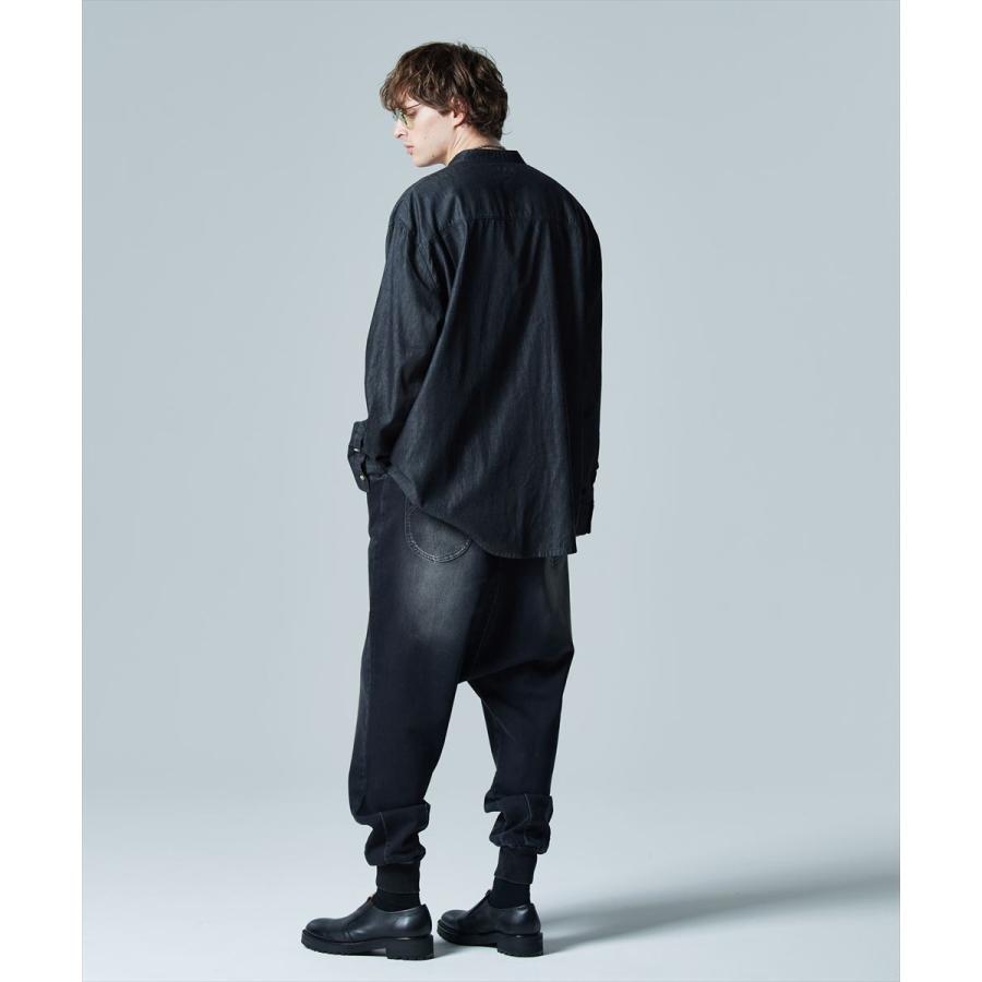 glamb（グラム） Band Collar Denim Shirt / バンドカラーデニムシャツ
