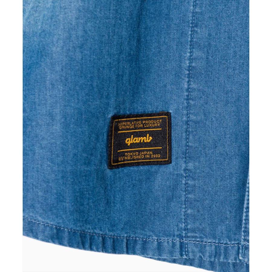 glamb（グラム） Band Collar Denim Shirt / バンドカラーデニムシャツ