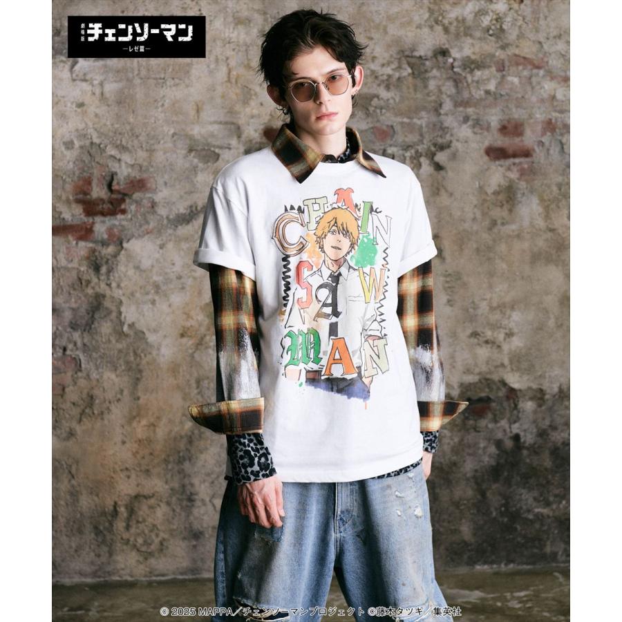 新品　デンジ チェンソーマンTシャツ 映画シーン　レゼ篇　劇場版 劇場版『チェンソーマン レゼ篇』 Tシャツ