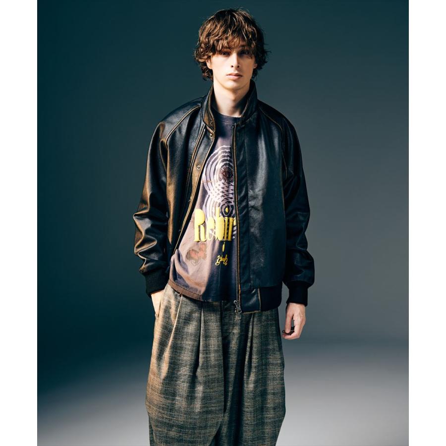 【CLUB ROOM】 クラブルーム 90s レザー ハリントンジャケット 42 glamb（グラム） Leather Bomber Jacket / レザーボマージャケット