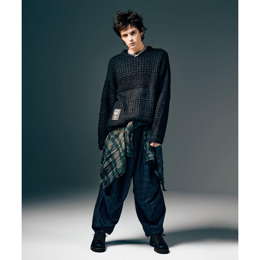 glamb（グラム） Glen Check Tuck Pants / グレンチェックタックパンツ