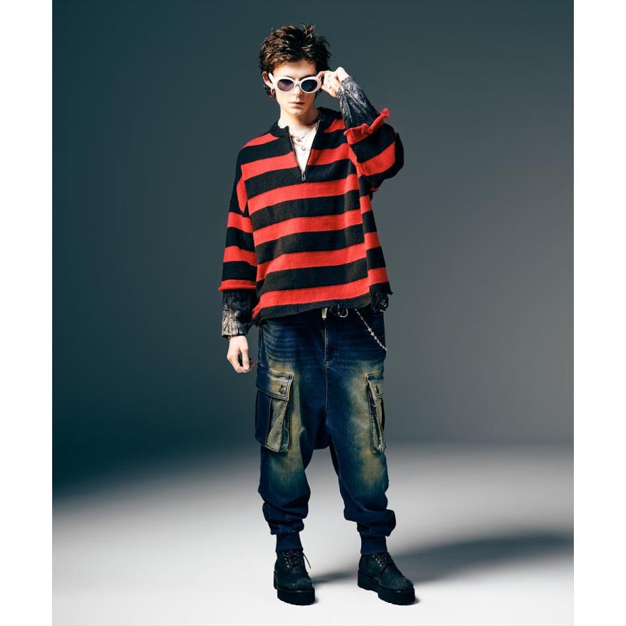 glamb（グラム） Knit Denim Cargo Pants / ニットデニムカーゴパンツ