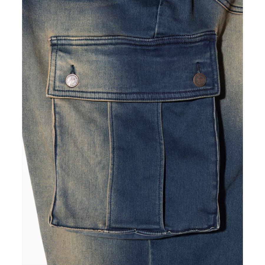 glamb（グラム） Knit Denim Cargo Pants / ニットデニムカーゴパンツ
