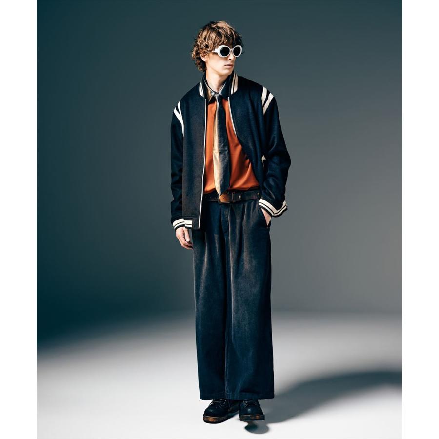 glamb（グラム） Synth Leather Collar Shirt / シンセレザーカラー