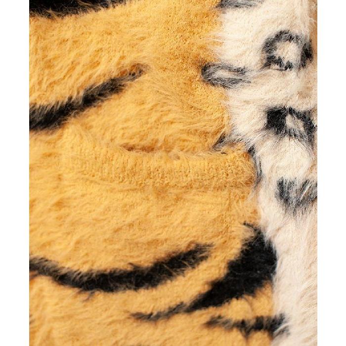 SEVESKIG セヴシグ Tibetan Tiger Knit Cardigan チベタンタイガー
