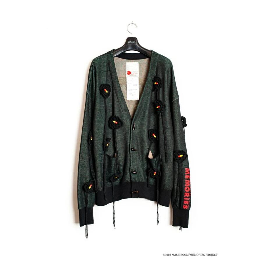 SEVESKIG MEMORIES M.V Jacquard Cardigan　セヴシグ　大友克洋の画像