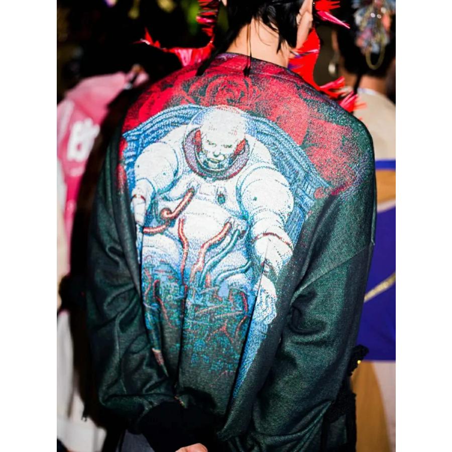 SEVESKIG MEMORIES M.V Jacquard Cardigan　セヴシグ　大友克洋の画像