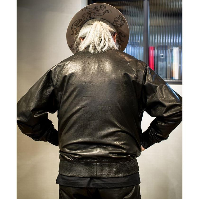 SEVESKIG セヴシグ UN D M C TRACK JKT レザートラックジャケット :lt