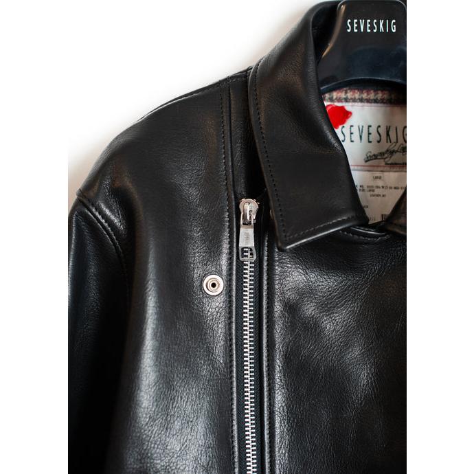 SEVESKIG（セヴシグ） Cow Leather D-Pocket Riders カウレザー D