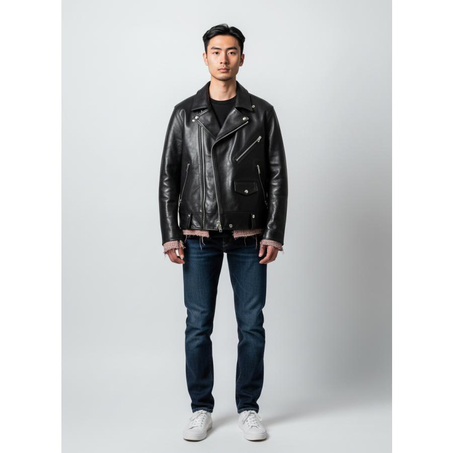 SEVESKIG（セヴシグ） Cow Leather D-Pocket Riders カウレザー D