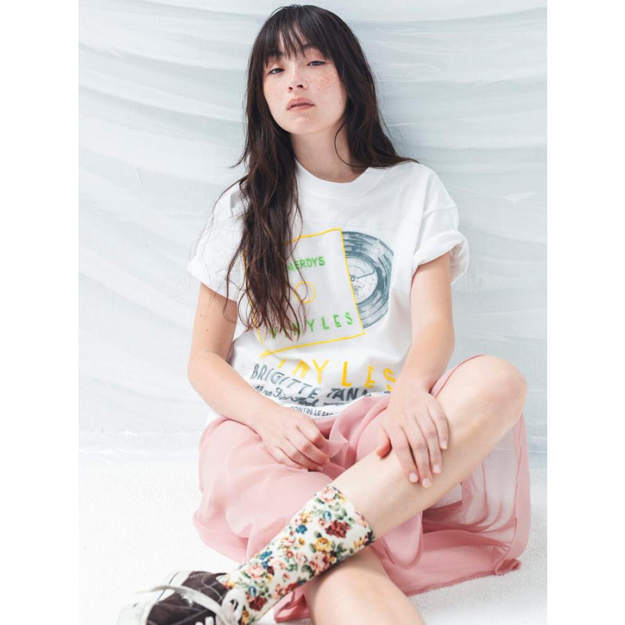 brigitte tanaka（ブリジットタナカ） × The NERDYS VINYLES T-shirt