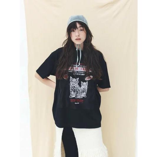brigitte tanaka（ブリジットタナカ） × The NERDYS CATS T-shirt 2026