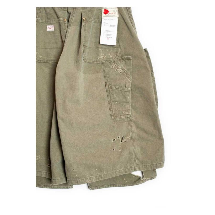 SEVESKIG（セヴシグ） SEVESKIG Damaged Double Knee Wide Bermuda