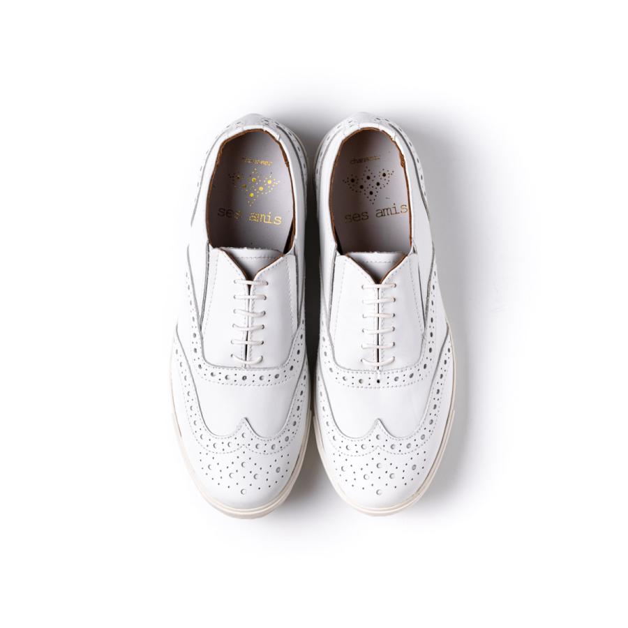 セザミ ウイングチップ レザースニーカー　ses amis　chausser ショセ | chausser | 02
