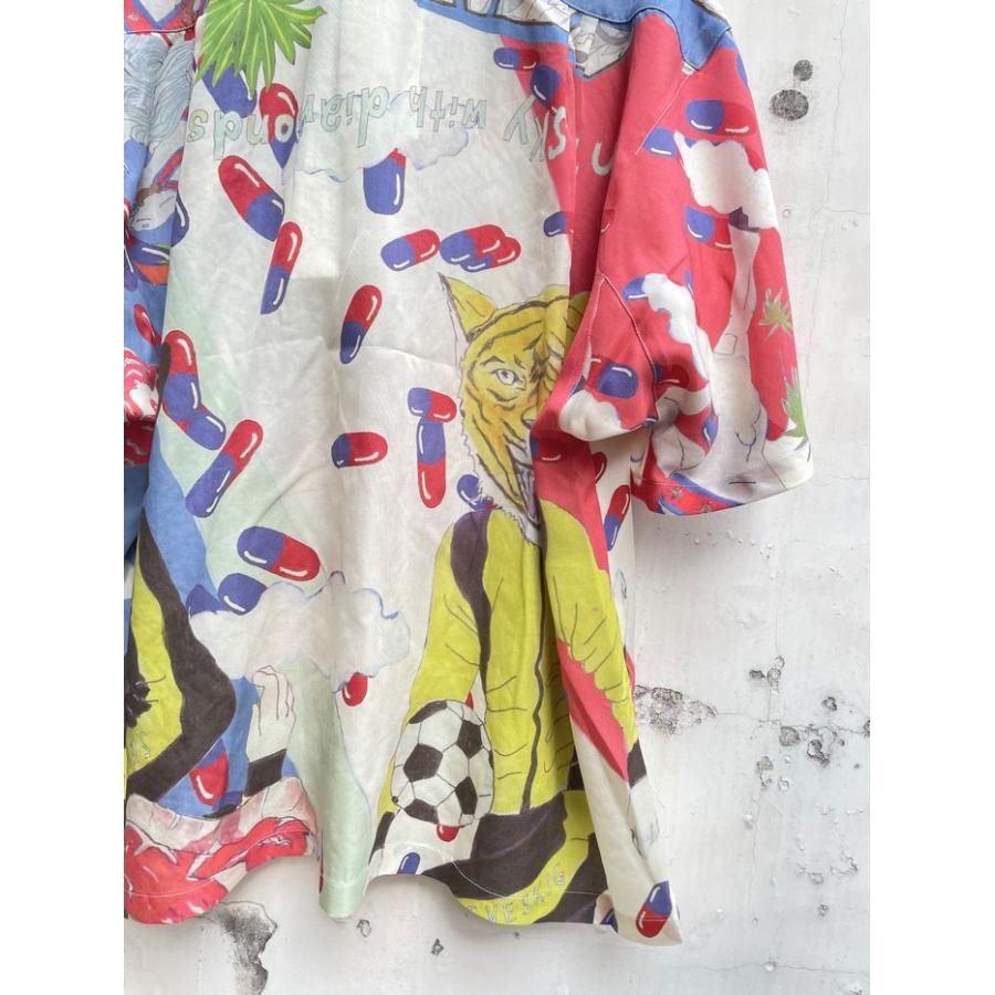 SEVESKIG / Psychedelic Aloha Shirt/RIDAWO/半袖シャツ/M/マルチカラー/総柄 SEVESKIG SEVESKIG 2パターン Psychedelic Aloha Shirt Ver.RIDAWO