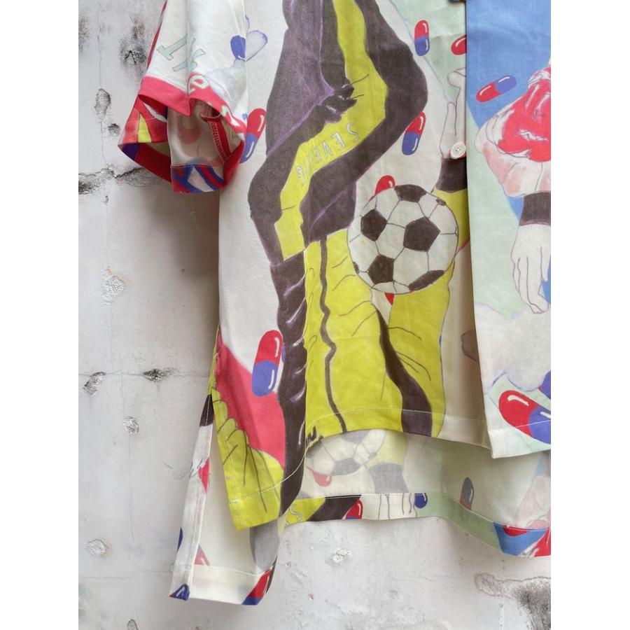 SEVESKIG SEVESKIG 2パターン Psychedelic Aloha Shirt Ver.RIDAWO