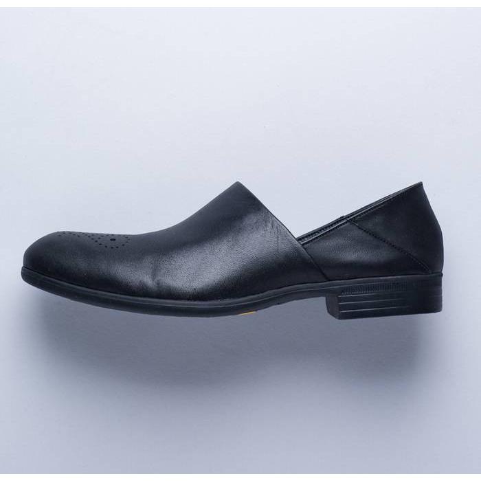 トラベルシューズ バイ ショセ　TRAVEL SHOES by chausser　メダリオン レザースリッポンシューズ DOCTOR'S SHOES TR-010 | chausser | 01