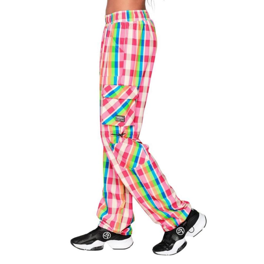 ズンバ（ZUMBA） 【並行輸入】ズンバ ロゴ チェック カーゴパンツ