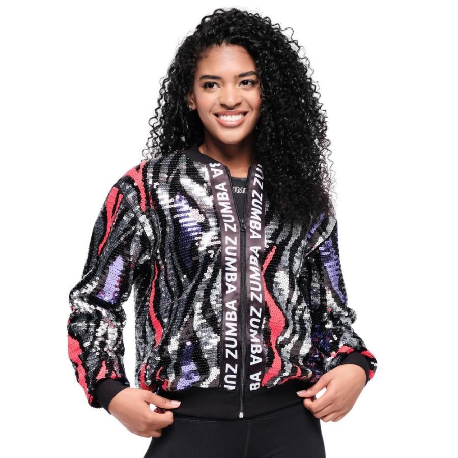 ズンバ（ZUMBA） ZUMBA Funscape スパンコール ボンバージャケット
