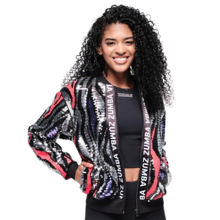 ズンバ（ZUMBA） ZUMBA Funscape スパンコール ボンバージャケット