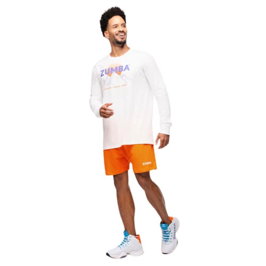 ズンバ（ZUMBA） ZUMBA Explore メンズ 長袖 ロゴ ロンT ロングTシャツ