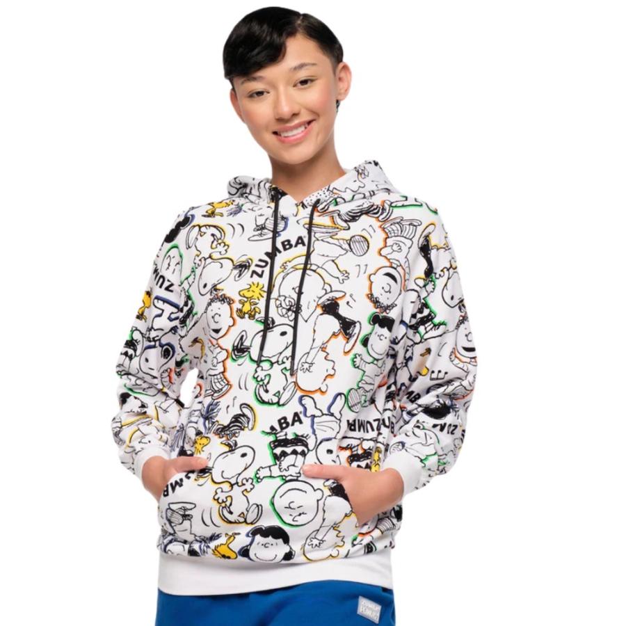 ズンバ　ZUMBA アウター　正規品　ピーナッツ　スヌーピー　xs ズンバ ZUMBA X Peanuts スヌーピー フーディー バーカー メンズ
