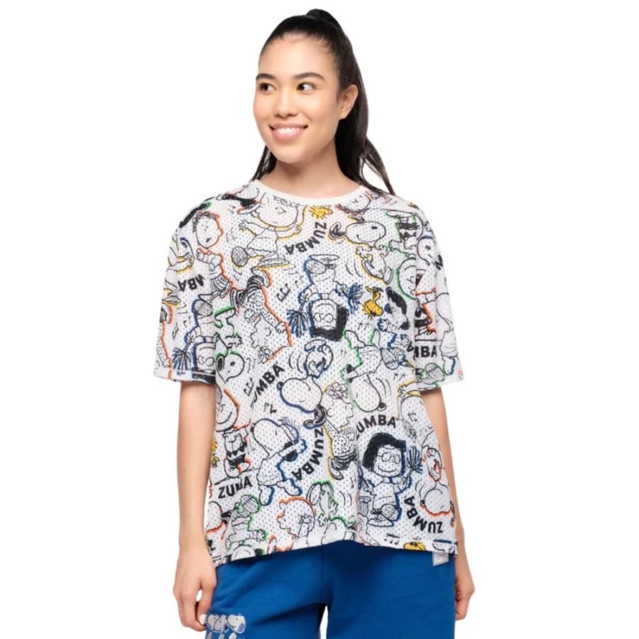 ズンバ ZUMBA X Peanuts スヌーピー メッシュ Tシャツ メンズ ズンバ ZUMBA X Peanuts スヌーピー メッシュ Tシャツ メンズ