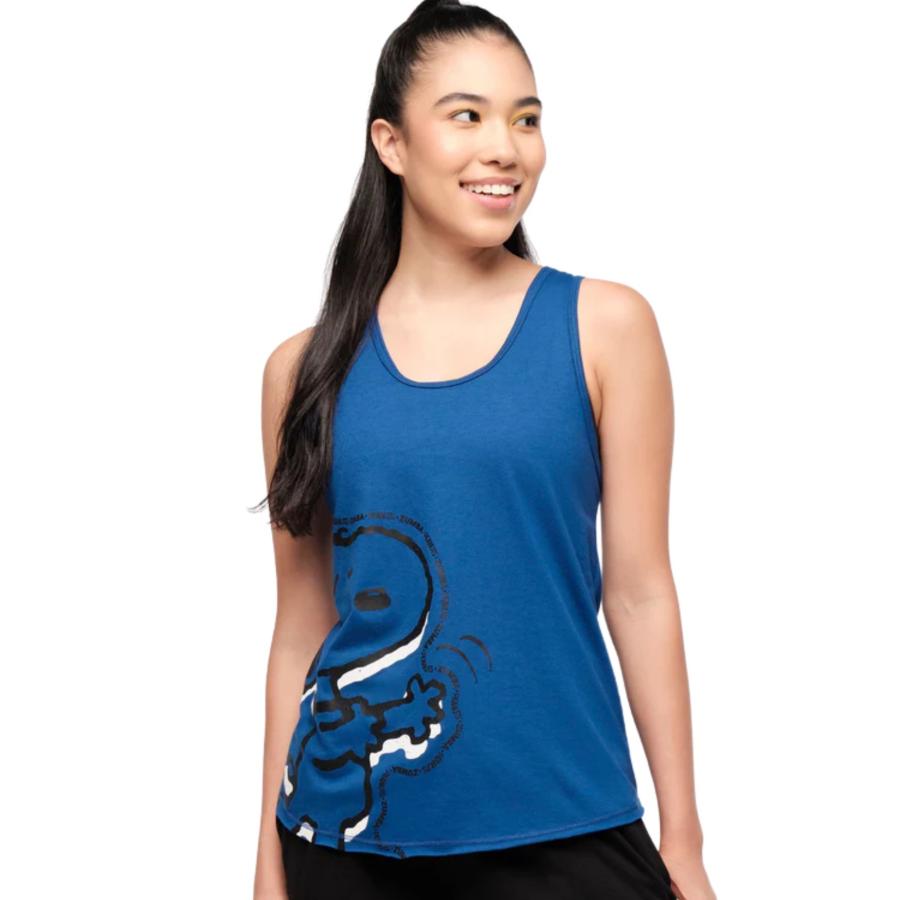 ズンバ ZUMBA X Peanuts スヌーピー レースバッグ タンクトップ ズンバ ZUMBA X Peanuts スヌーピー レースバッグ タンクトップ