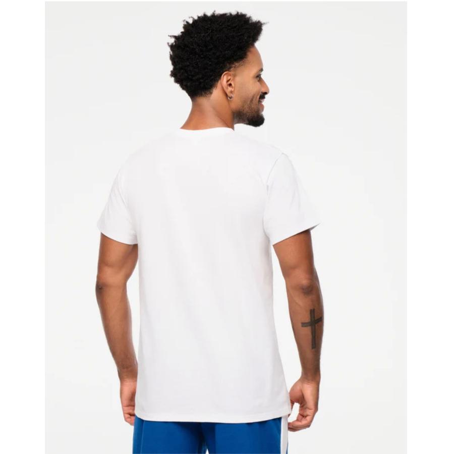ズンバ ZUMBA X Peanuts スヌーピー クルーネック Tシャツ 白 ズンバ ZUMBA X Peanuts スヌーピー クルーネック Tシャツ 白