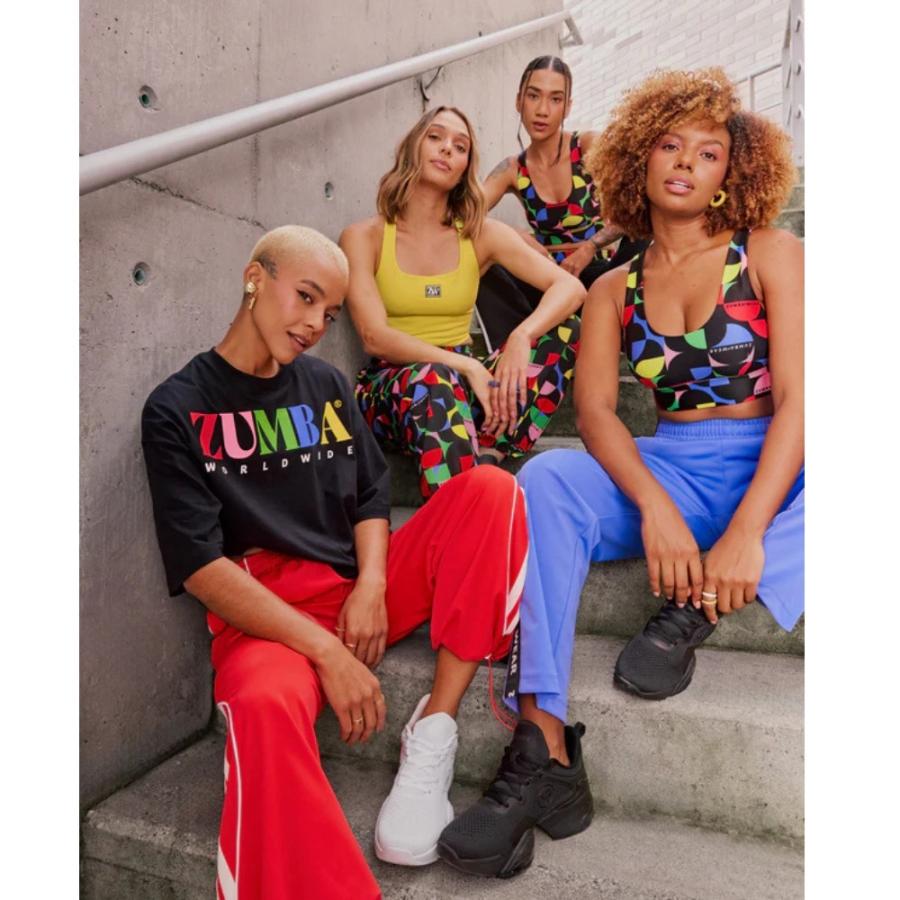 ズンバ（ZUMBA） ZUMBA Haus ロゴ Tシャツ オーバーサイズ ブラック