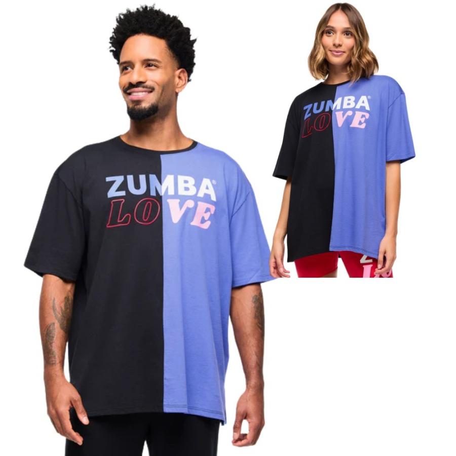ズンバ（ZUMBA） ロゴ LOVE オーバーサイズ Tシャツ ユニセックス