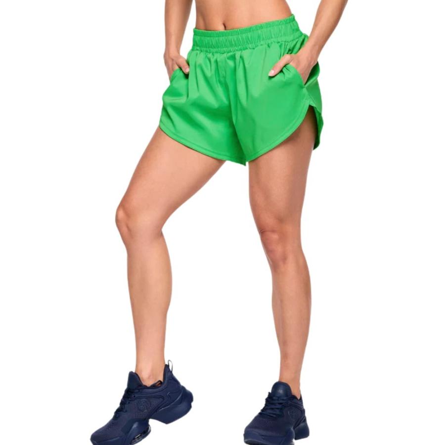 ズンバ ZUMBA Out Loud ランニング ショートパンツ グリーン